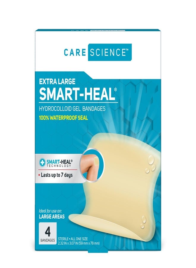 Care Science Smart Heal Hydrocolloid, Large, 2.3 in x 3 in, 4CT - Image 1